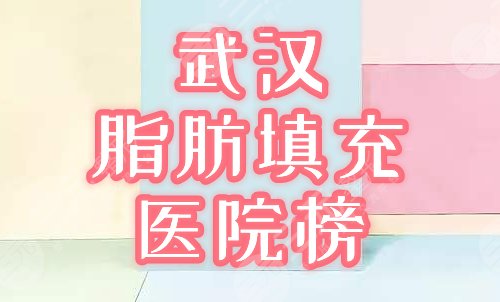 武汉脂肪填充排行前4公布！上榜医院实力揭晓，值得你收藏！