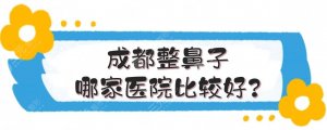 成都整鼻子哪家医院比较好?鼻部整形医院排名:公立三甲+私立实力测评! 成都整鼻子哪家医院比较好?鼻部整形医院排名:公立三甲+私立实力测评!